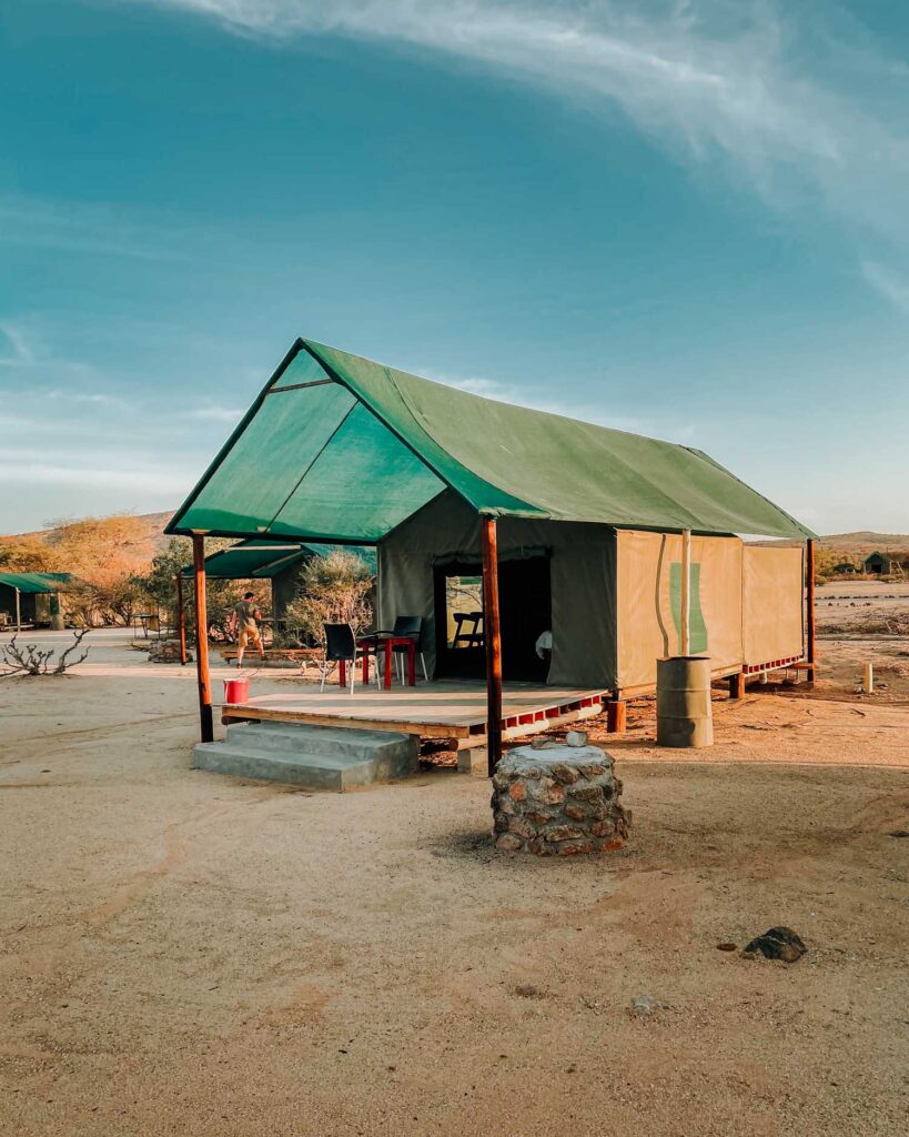 spitzkoppe tented camp in namibia | wander to here